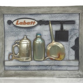 Vintage Labatt plastic sign 