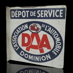 Viontage advertising DAA metal sign 