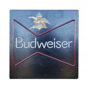 Lighting advertising Budweiser sign