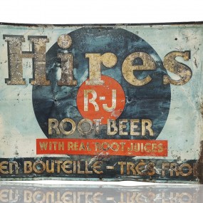 #59399 -  Hire root beer advertising metal sign