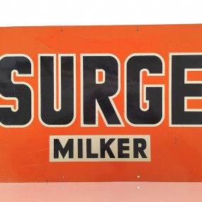Surge milker advertising sign 