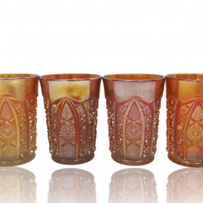 Ensemble de 4 verres, vaisselle carnaval (2 disponible)