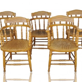 Set of 5 tavern chairs 