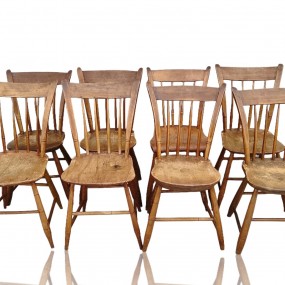Set of 8 english chairs 