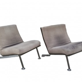 Pair of mid-century modern signed Felice Rossi 