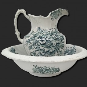 Ensemble de pichet et bol à eau, pot de chambre, vaisselle