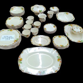 Set of Royal Staffordshire pottery dishes set 