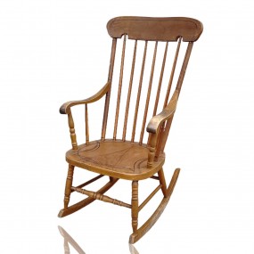 Fauteuil berçant dit Boston, chaise berçante