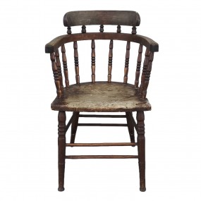 Fauteuil, chaise capitaine de type smoker's bow