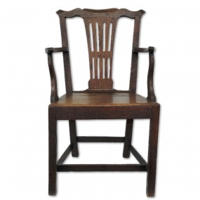 England Chippendale armchair 