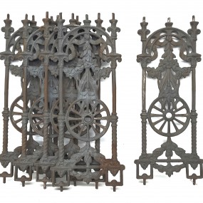 Reproductions of cast iron balcony ornements, balusters