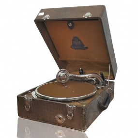 #56886 -  Gramophone portatif Pollock-Welker Ltd. phonographe