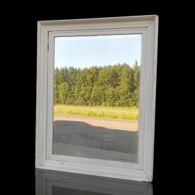 Large wall miror with wooden frame 