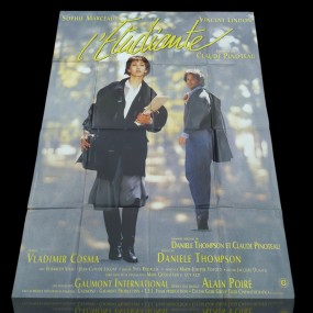 Vintage advertising L'étudiante movie poster 