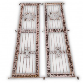 Grandes grilles ornementales, clôtures, grillages