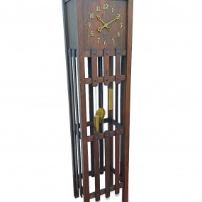Horloge en chêne dite grand-père, Arthur peguegnat
