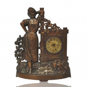 Decorative copper clock 