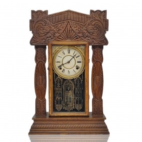 Vintage antique ginger bread clock 
