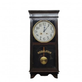  Regulator, E. Ingraham, U.S.A. wall antique clock 