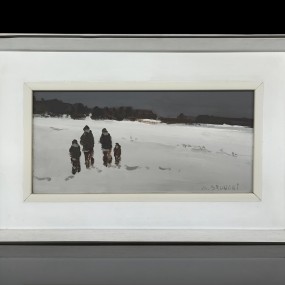 Huile sur toile signée Serge Brunoni, tableau, peinture 