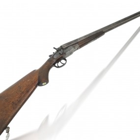 #58359 -  Rare fusil calibre 12, double cannons, J. Manton & co. Londres