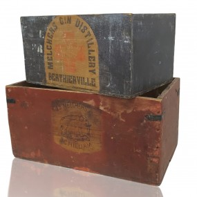 #59687 -  Anciennes caisses, boîtes à gin  #59687 -  Anciennes caisses, boîtes à gin