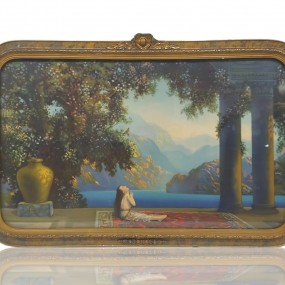 Vintage frame with art déco picture 
