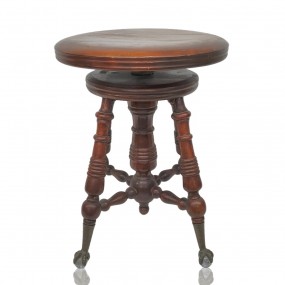 Joli petit banc de piano ajustable 