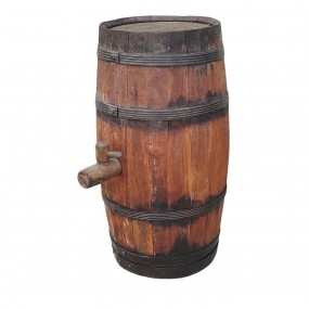 Decorative wooden barrel 