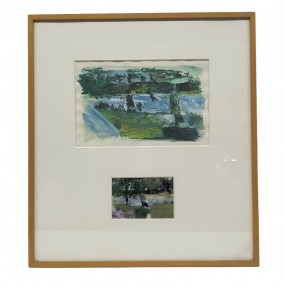 Signed watercolor 