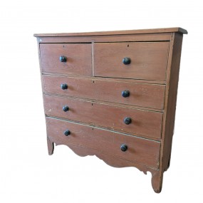 Antique chest of drawers, bonnet chest
