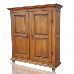 Nice little antique armoire, 8 raised panels, early 19th century Nice little antique armoire, 8 raised panels, early 19th century