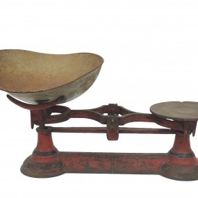 Decorative cast iron scale 