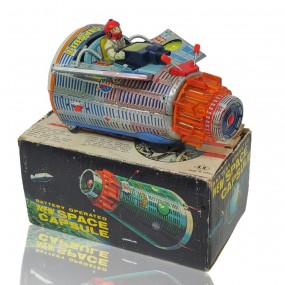 Jouet Japonais Horikawa, fusée ''new space capsule''