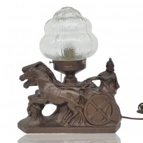 Lampe décorative avec chevaux 
