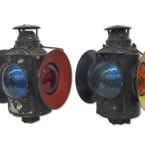 Lanternes de train C.P.R. fanal, fanaux, lampes, (seulement un de disponible)