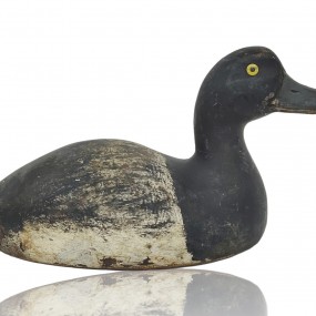 Leurre de canard en bois peint, appelant de chasse, Canard décoratif 
