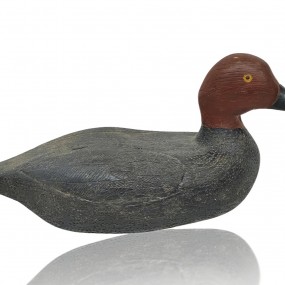 Vintage wooden duck hunting decoy