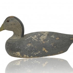 Wooden duck hunting decoy 