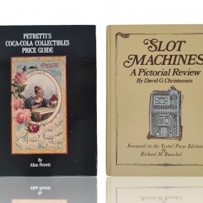 Coca-Cola collectibles and slot machines price guide books