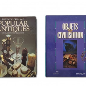 Livres, The encyclopedia of popular antiques et Objets de civilisation