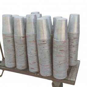Lot de chaudières à eau d'érable, seaux, aluminum 