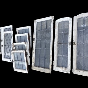 Antique wooden windows 