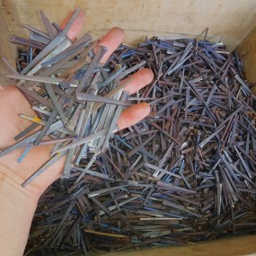 Big lot of antique square nails 