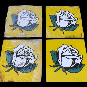Lot of vintage advertsign White Rose Signs