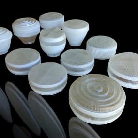 Art deco glass shades