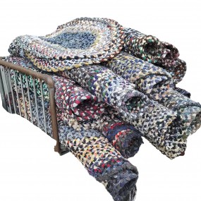 Lot de tapis tressés, artisanat