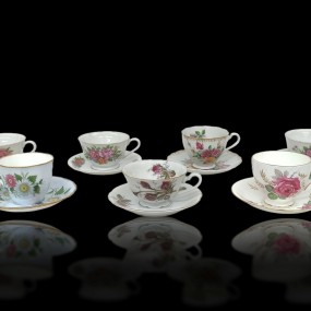 Lot de tasses à thé, tasses de fantaisie