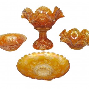 Vintage carnival dishes 