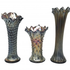 Lot de vases, verre carnaval, vaisselle de collection Lot de vases, verre carnaval, vaisselle de collection